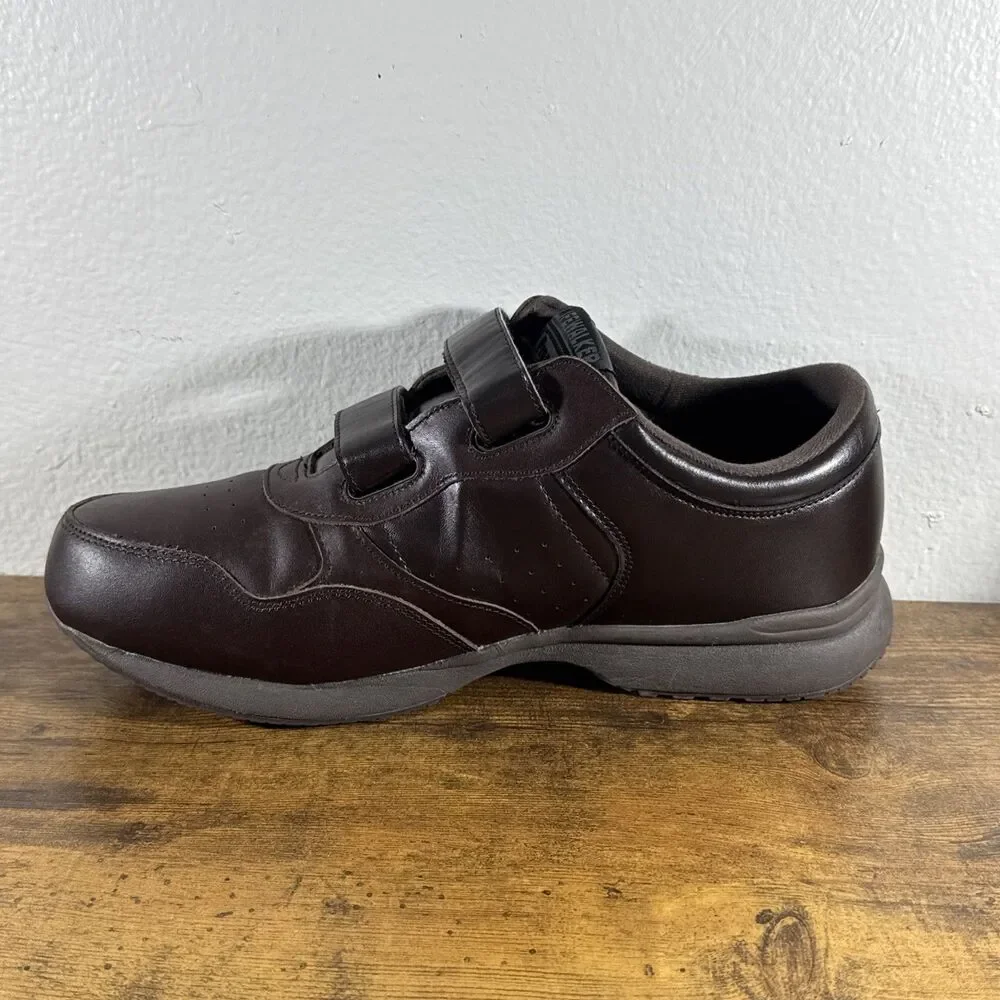 PROPET M3705 LIFE WALKER BROWN 2 STRAP CASUAL  WALKING MENS 11 XX 5E